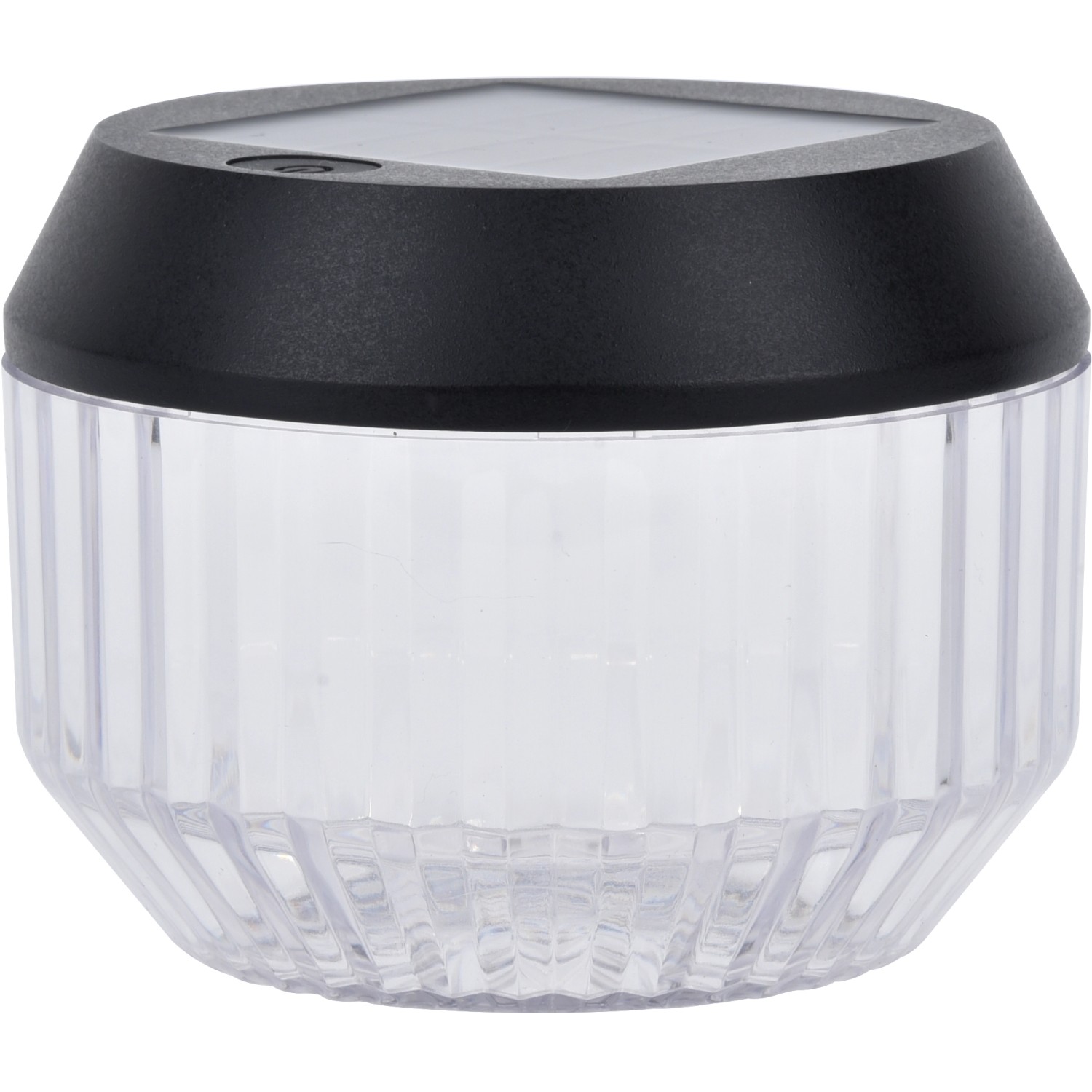 Lutec LED-Solar-Außentischleuchte Diva Schwarz Ø 11 cm x 8,2 cm 2 Stück