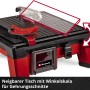 Einhell Akku-Fliesenschneider TE-TC 18/115 Li Solo mit neigbarem Tisch und Winkelskala.