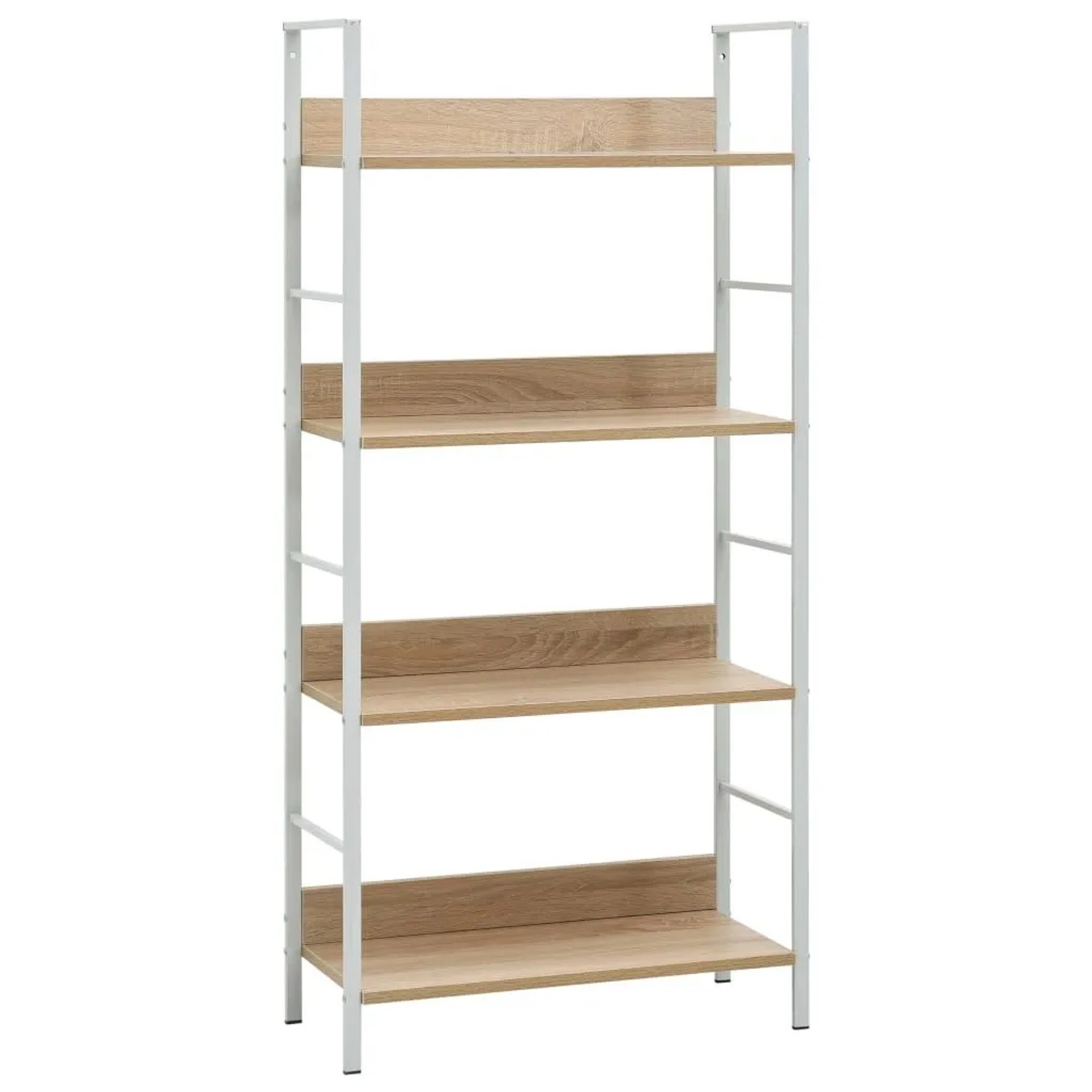 vidaXL Bücherregal 4 Regalböden Eiche 60x27,6x124,5 cm Holzwerkstoff 288225 günstig online kaufen