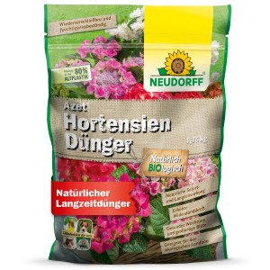 Neudorff Azet Hortensiendünger 1,75 kg für prächtige Blüten und erhöhte Widerstandskraft.