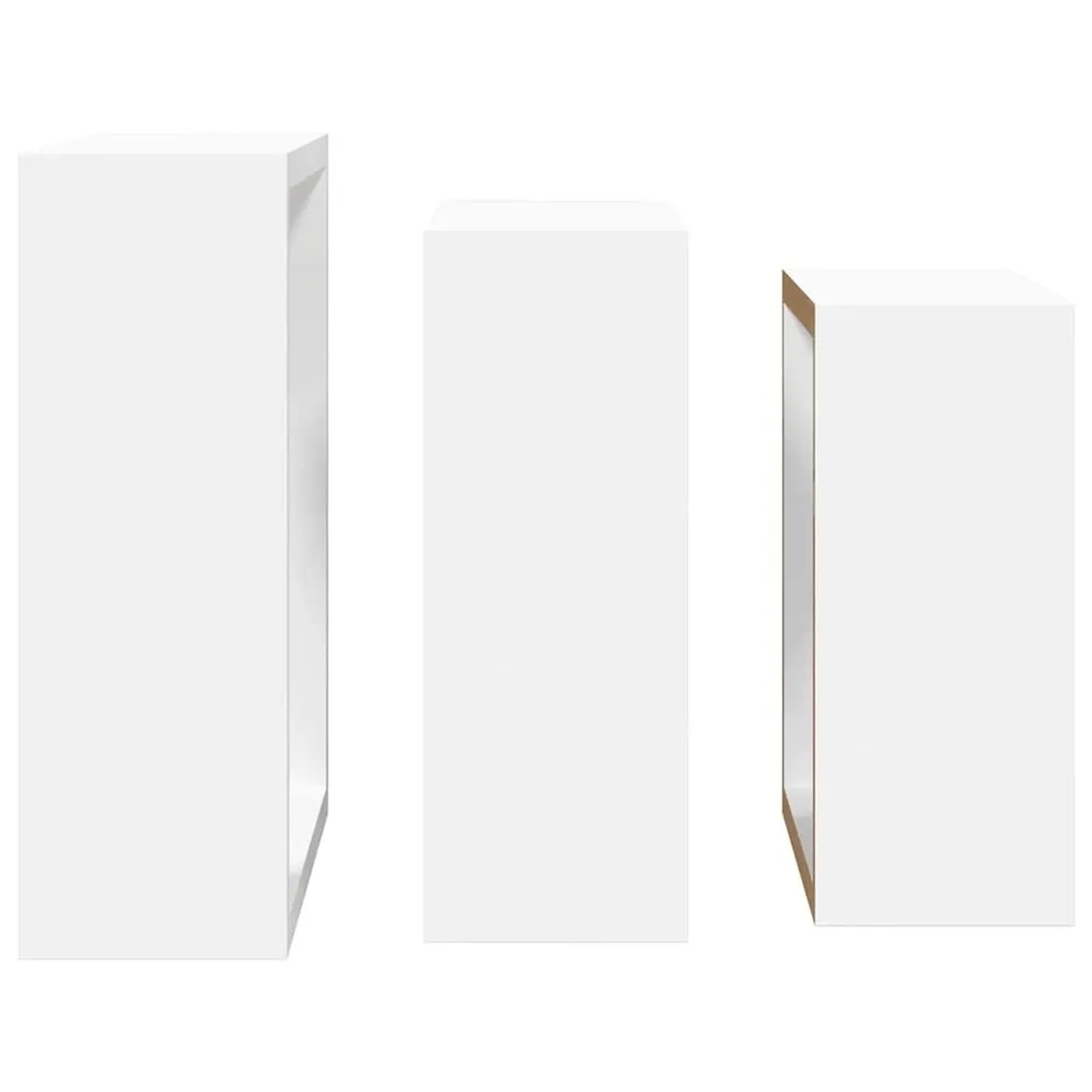 vidaXL Würfelregale 3 Stk Weiß MDF 323949_6