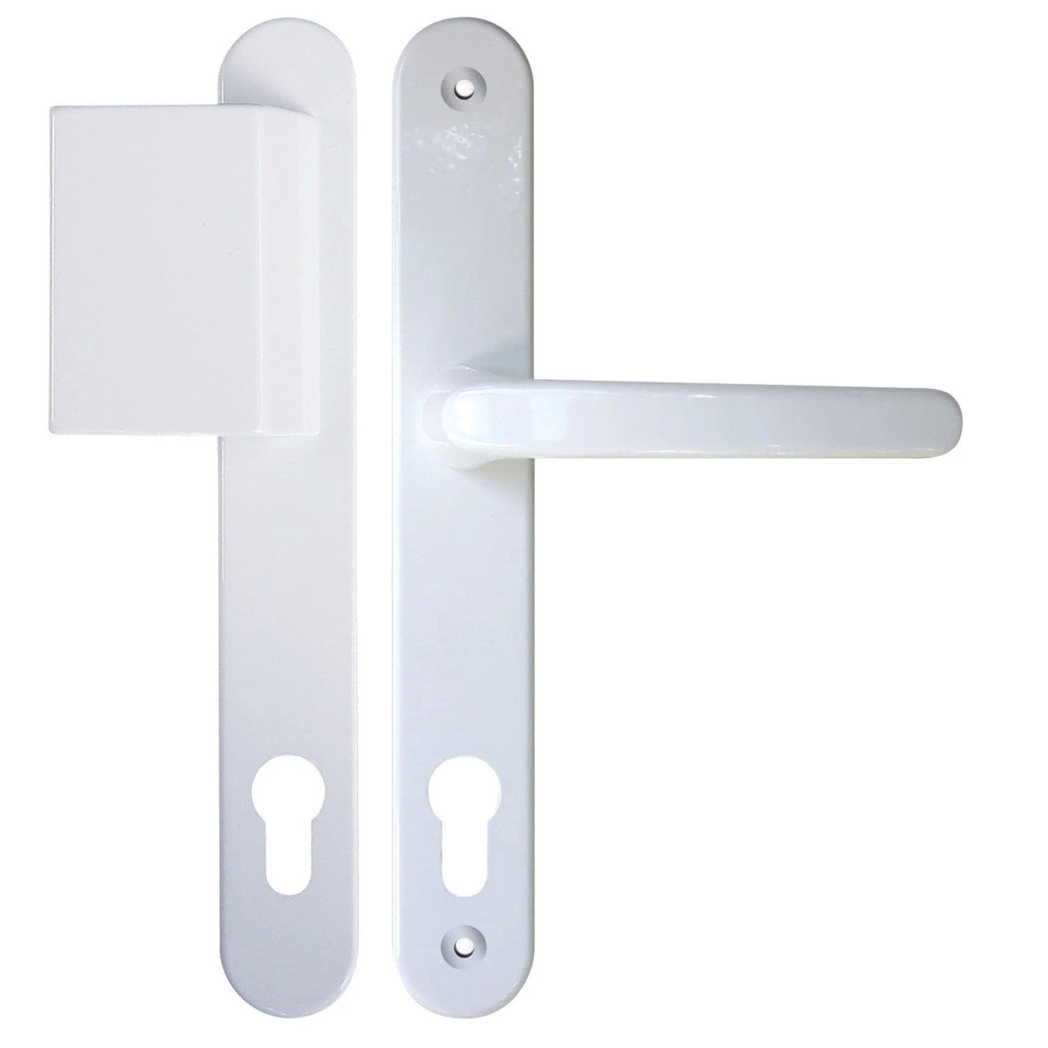 Thumbnail - Roro Drücker-Garnitur Typ CR Aluminium 92 mm Weiß