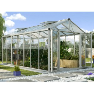 Vitavia Gewächshaus Zeus Comfort 13800 mit ESG/HKP Verglasung und Aluminiumrahmen.