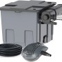 Heissner Durchlauffilter-Set FPU 16000 mit UVC-Klärer, Pumpe und Schlauch für Teiche bis 16.000 l.