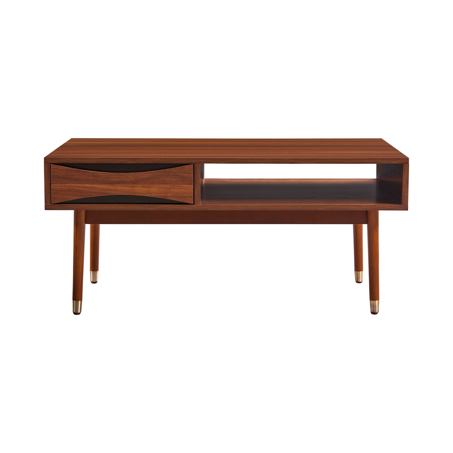 Teamson Home Dawson Mid-Century Modern Holz-Couchtisch für Wohnzimmer