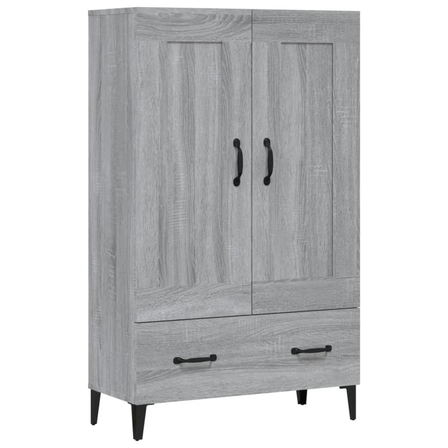 vidaXL Highboard Grau Sonoma 70x31x115 cm Holzwerkstoff 817487