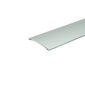 Döllken Übergangsprofil, 1000 mm, silbernes Aluminiumprofil für Laminat & Parkett.
