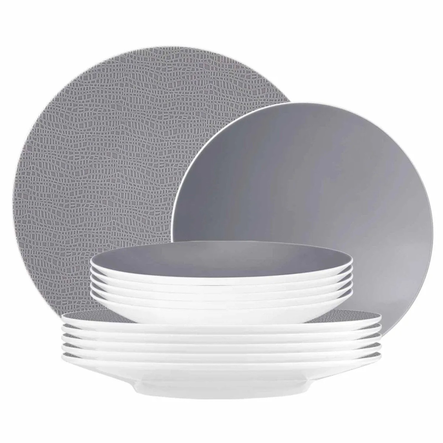 Seltmann Weiden Life Fashion Tafelservice 12-teilig Elegant Grey