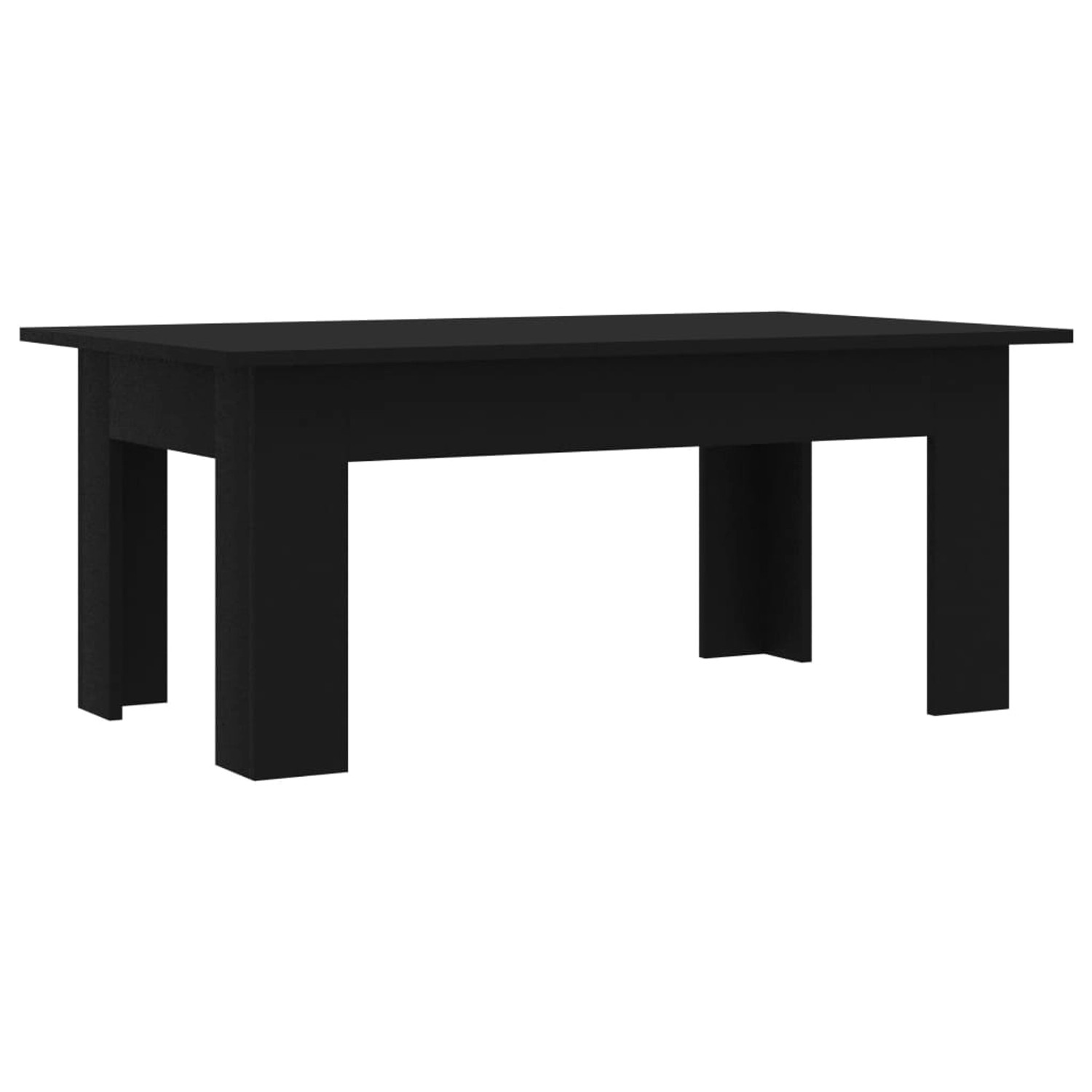 Couchtisch Schwarz 100 X 60 X 42 Cm Spanplatte günstig online kaufen