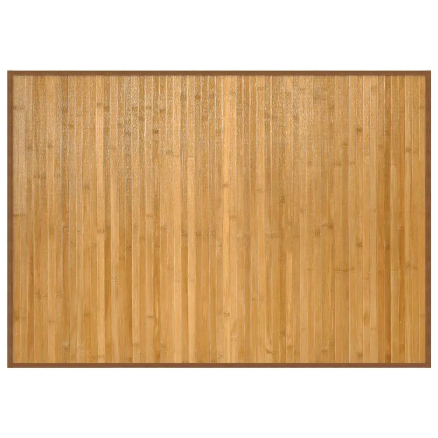 vidaXL Teppich Rechteckig Natur 70x100 cm Bambus 376865