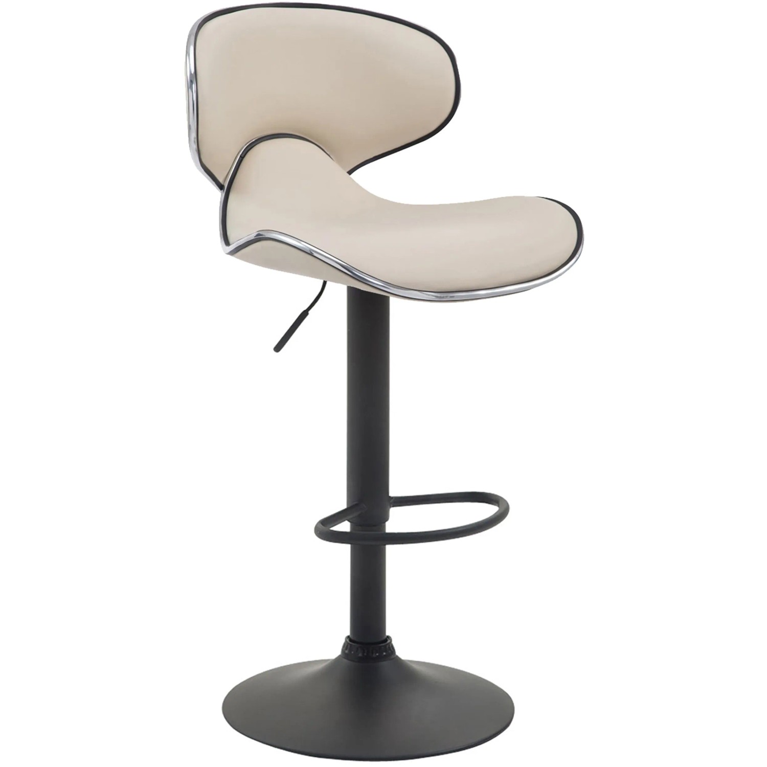 CLP Barhocker Las Vegas V2 Creme/Schwarz