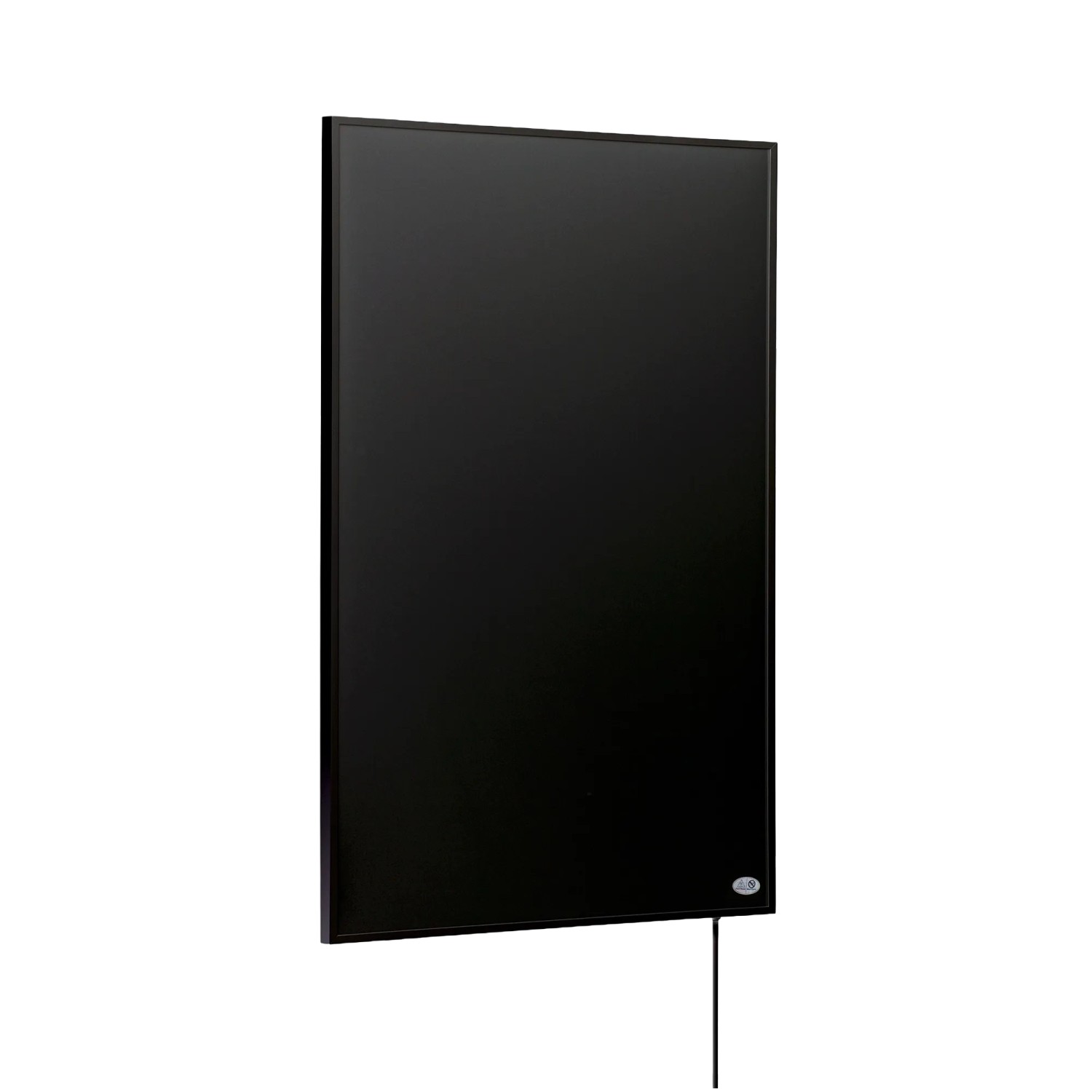 Könighaus Infrarotheizung Black Edition 130 W Kabelausgang Hoch Rechts