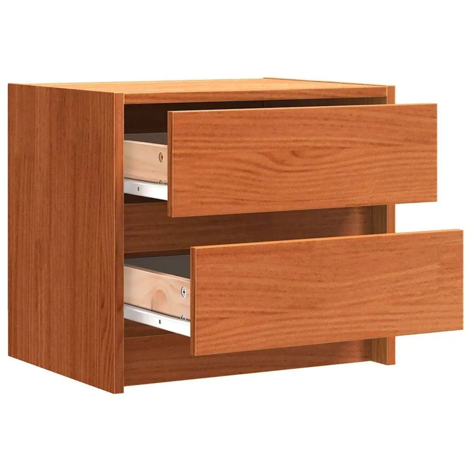 vidaXL Nachttische Wachsbraun 40 x 30,5 x 35,5 cm Kiefernholz 863949 günstig online kaufen