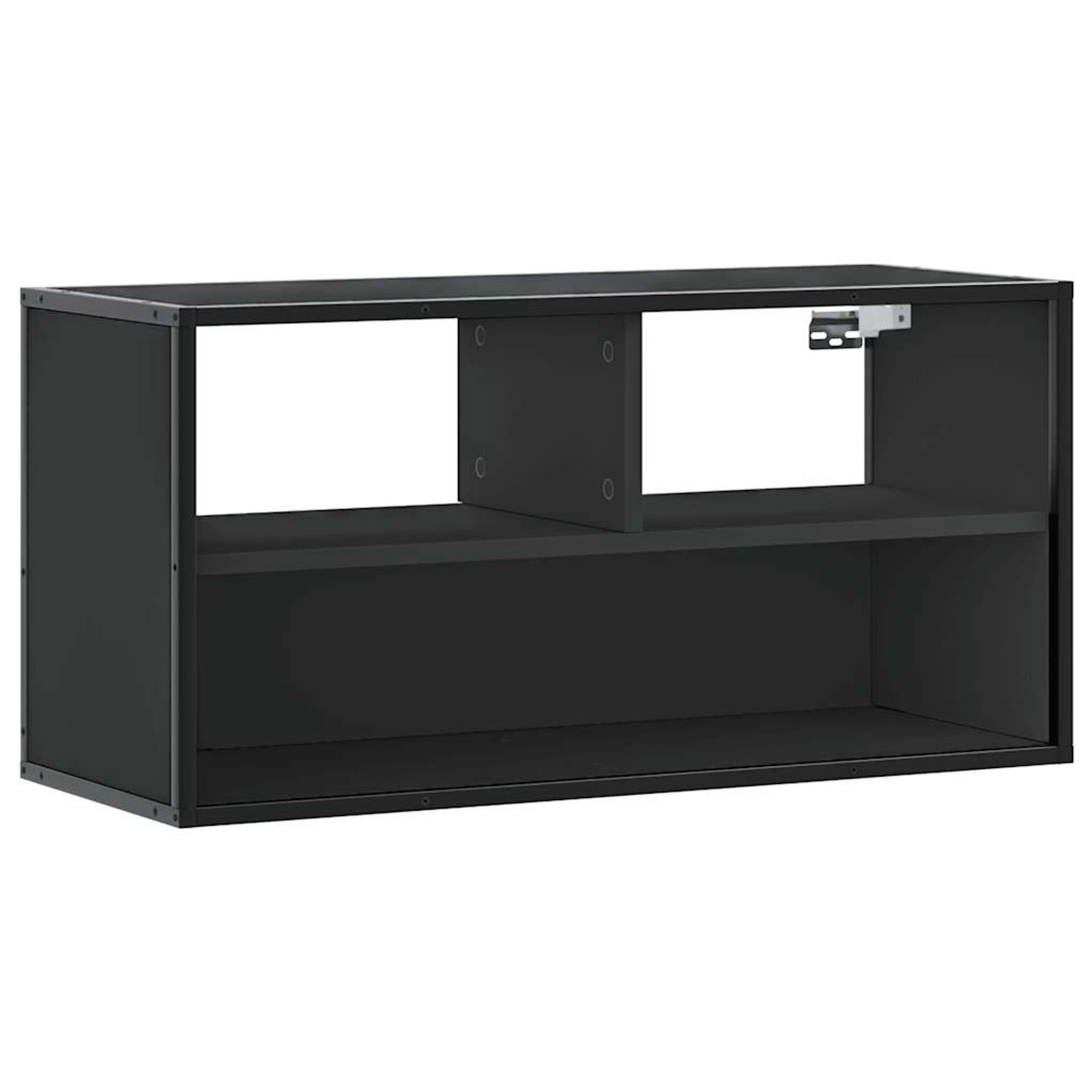 vidaXL TV-Schrank Schwarz 80x31x39,5 cm Holzwerkstoff und Metall 848924 günstig online kaufen