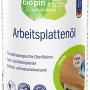 Dose Biopin Arbeitsplatten-Hartöl, farblos, für den Innenbereich. Holzöl für Küchenarbeitsplatten und Tische.