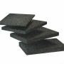 Bauheld Terrassenpads, 140 Stück, aus Gummigranulat für Trittschalldämmung auf Terrassen und Balkonen.