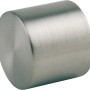Mydeco Endstück Cap, Edelstahl-Optik, für 2 cm Gardinenstangen.