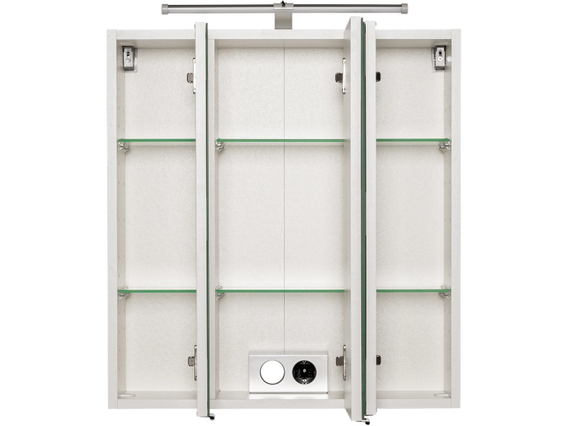 Held Spiegelschrank Molina Weiß 60 cm mit Softclose Türen kaufen bei OBI