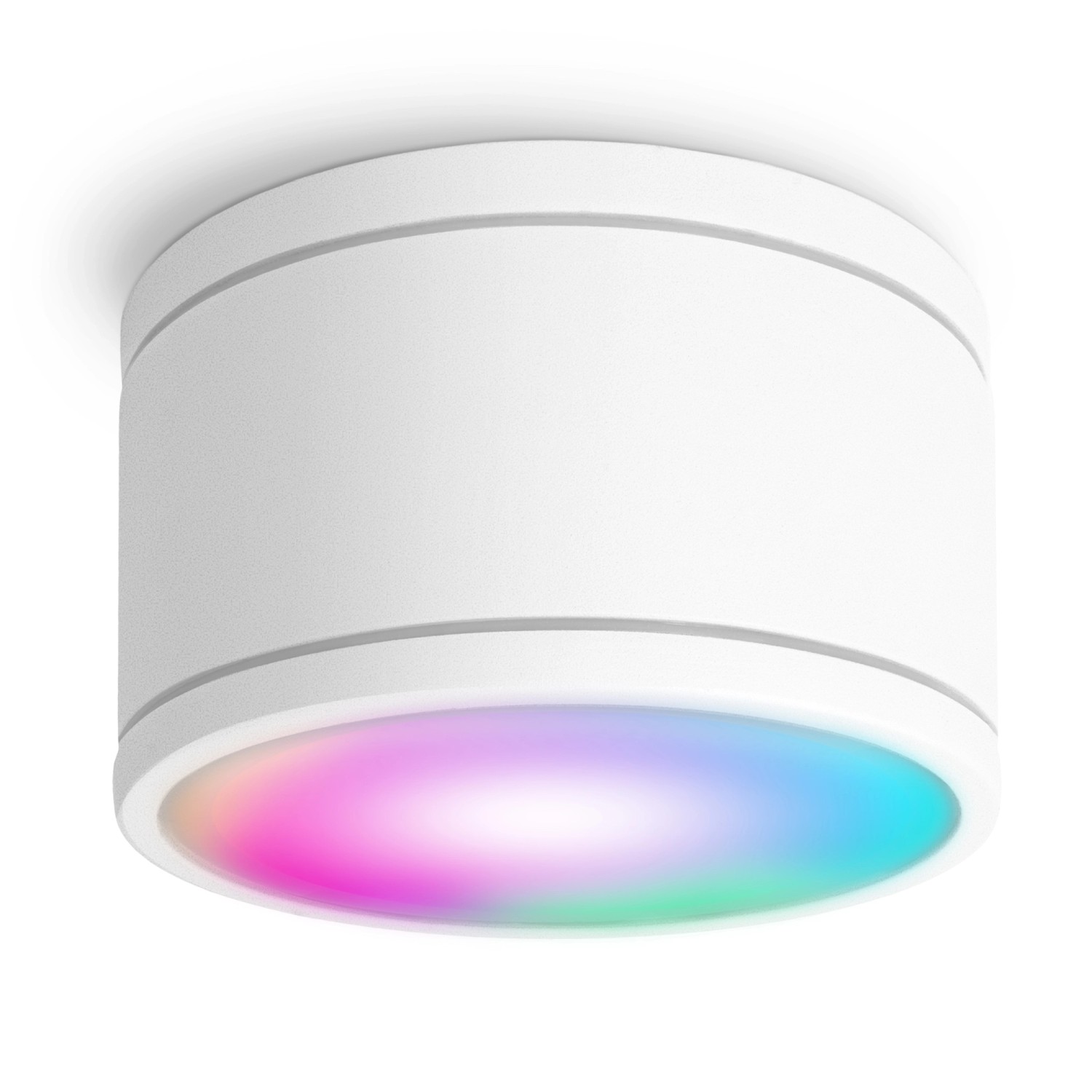 SSC-LUXon CELI-WX LED Aufbauspot Weiß Smart IP44 mit GX53 RGB CCT WLAN Lampe