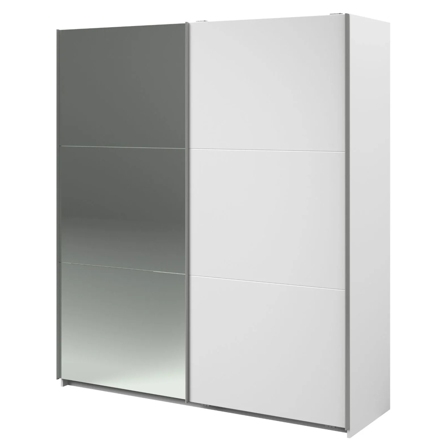 Parisot Kleiderschrank in Weiß Schiebetürenschrank 178 x 203 cm Soft-Close günstig online kaufen