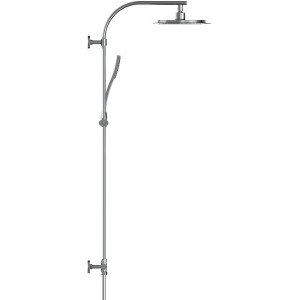 Eisl Duschset Stiloval mit Regendusche und Handbrause, Chrom.