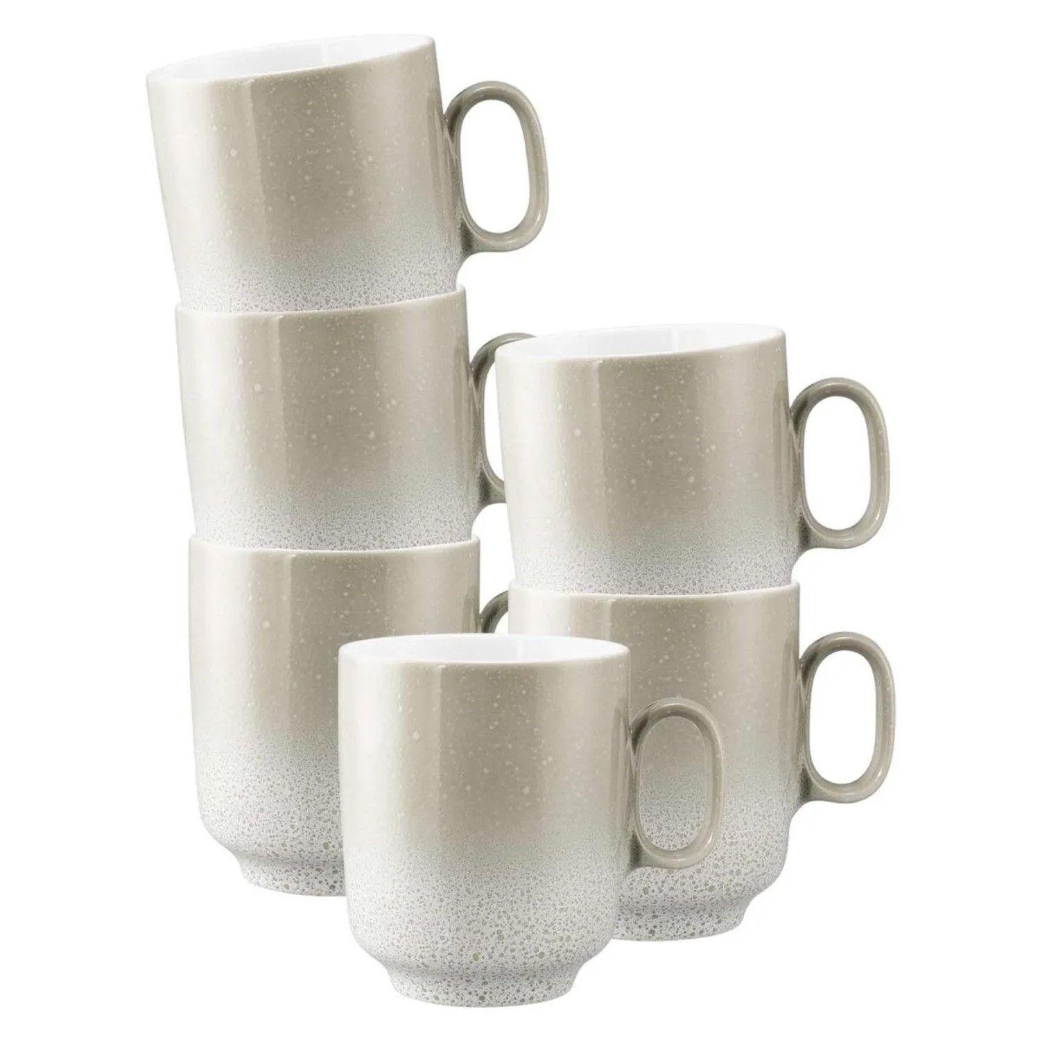 Seltmann Weiden Sento Home Henkelbecher 400 ml 6er Set Aura Cream