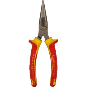 Stanley Fatmax Spitzzange VDE 160mm mit rot-gelben Griffen.