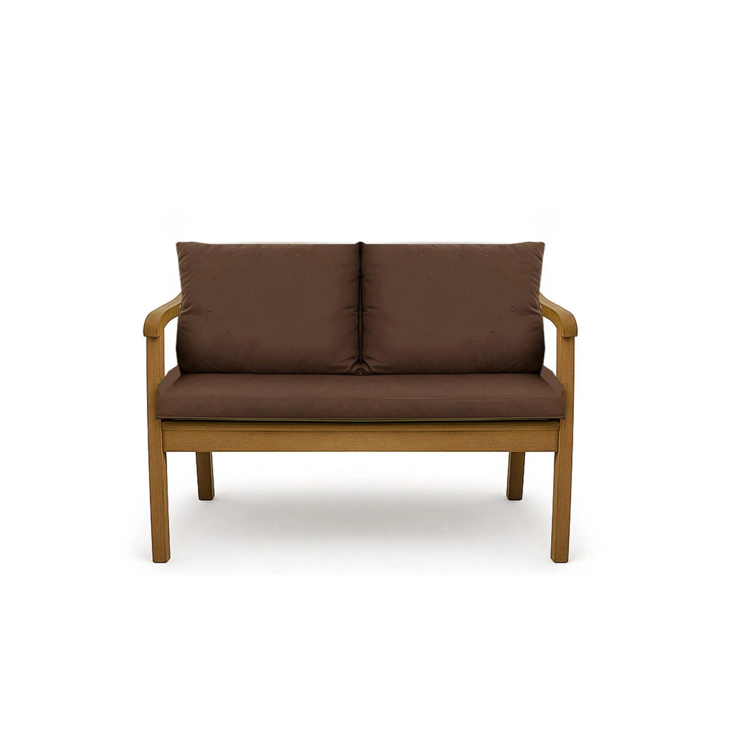 Setgarden Mix Bench Kissen Outdoor Kissen Bankauflage 100x60+2x50x56cm Kissen Für 2-Sitzer Bänke 1tlg 1tlg Braun_2