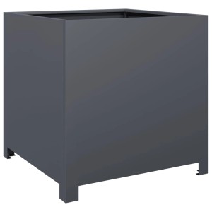 vidaXL Pflanzkübel Anthrazit 50x50x50 cm Stahl 851215