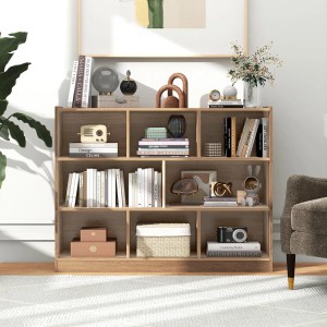 Costway Bücherregal 11 Fächern 74 x 24 x 106 cm Weiß