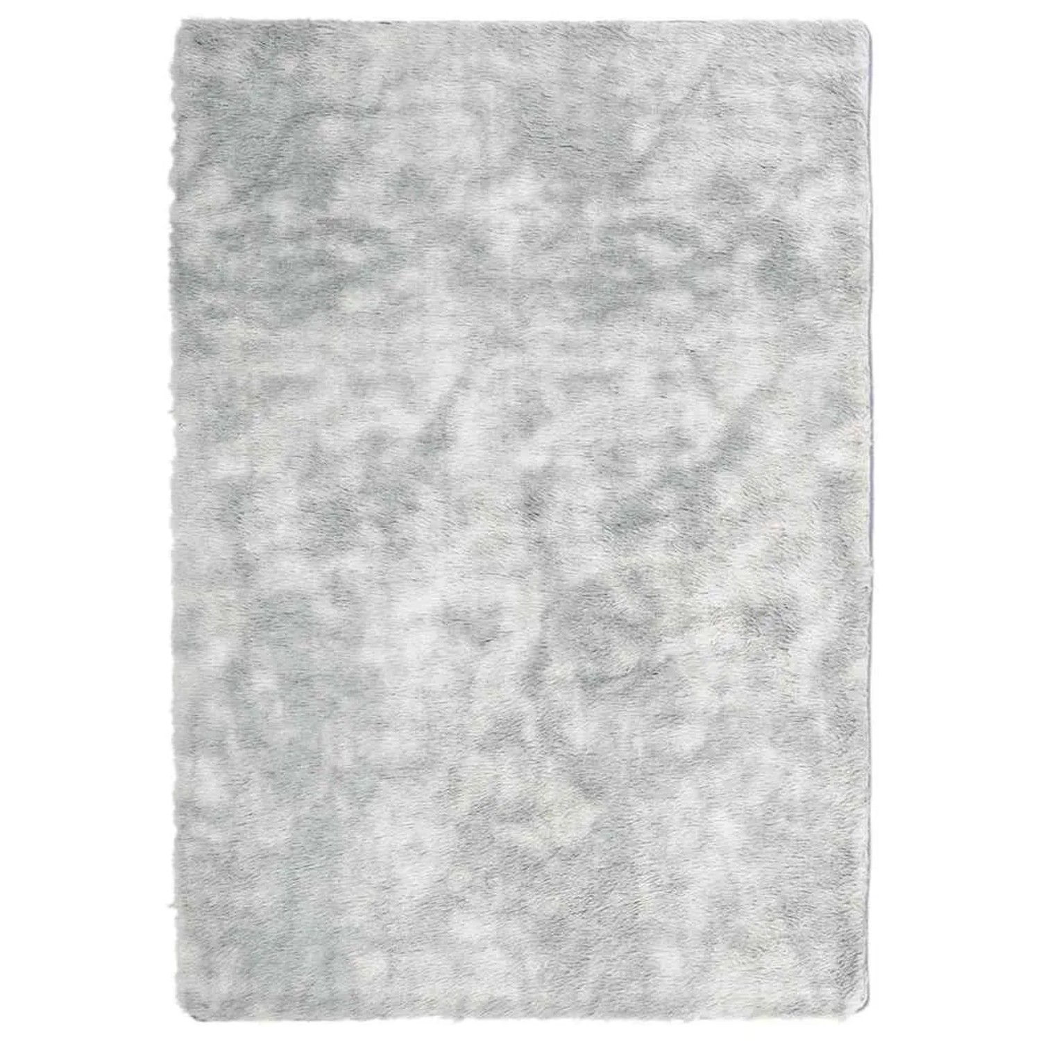 vidaXL Teppich Shaggy Hochflor NAVARRA Silbergrau 120x170 cm Polyester 4102 günstig online kaufen