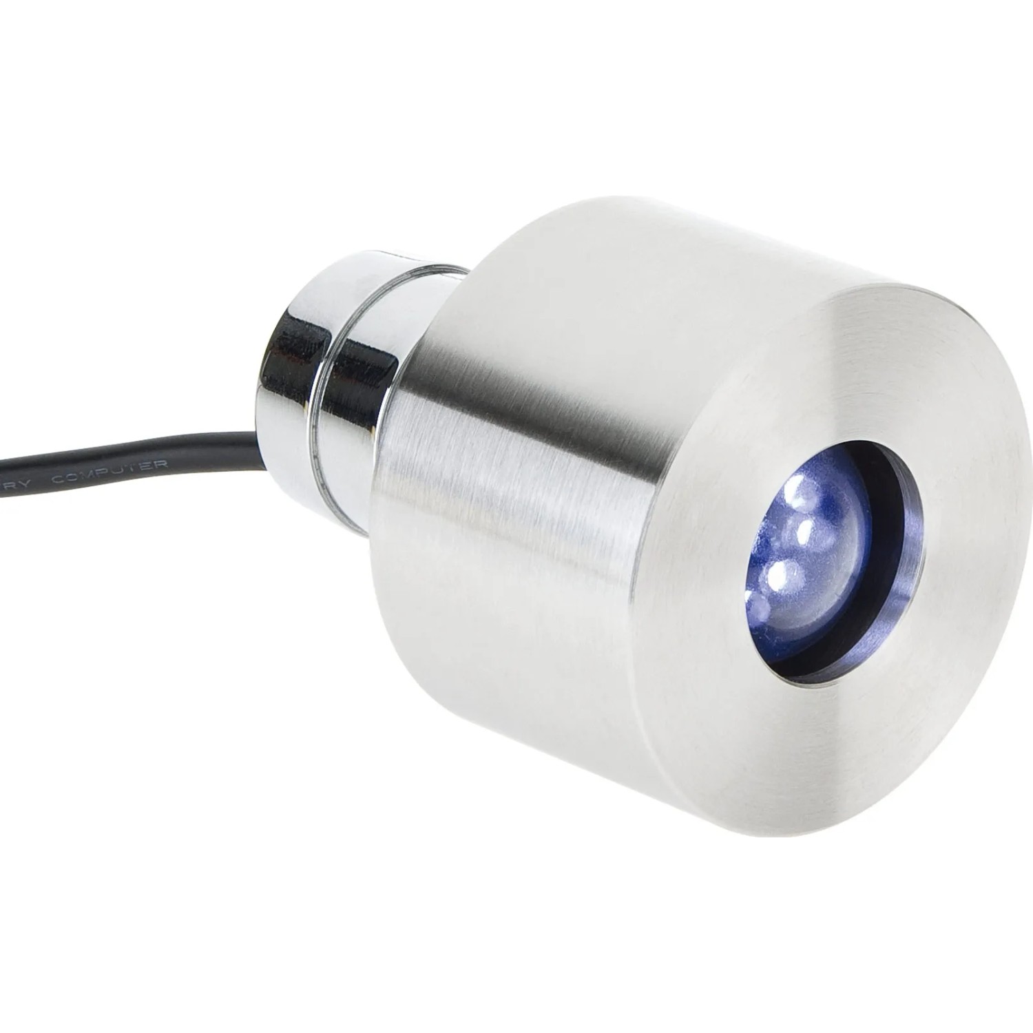 Oase LunaLed 9s LED-Scheinwerfer aus Edelstahl für Teichbeleuchtung.