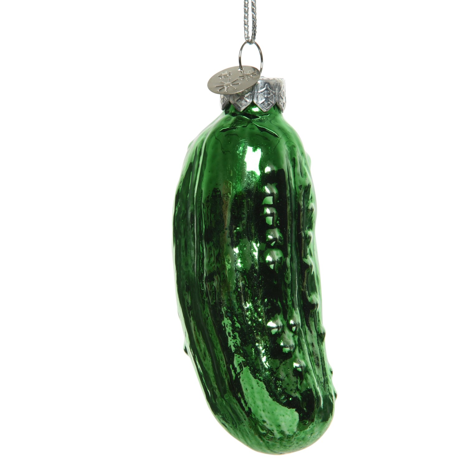 Decoris Weihnachtsdekoration Glasfigur Gurke Grün günstig online kaufen