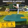 Zero Gravity Trampolin Outdoor 457x305cm TÜV GS Smartes Klappnetz mit Leiter und Bodenanker_2