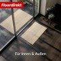 Floordirekt Schmutzfangmatte CIRCA Waschbar Rutschfest TPE-Rücken Beige Streifen 40 x 60 cm_4