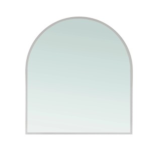 Glasbodenplatte Rundbogen für Kaminöfen, schützt vor Funkenflug.