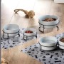 Ritzenhoff & Breker Taro Hundenapf-Set, 2 Näpfe mit Halterung für komfortable Fressposition.