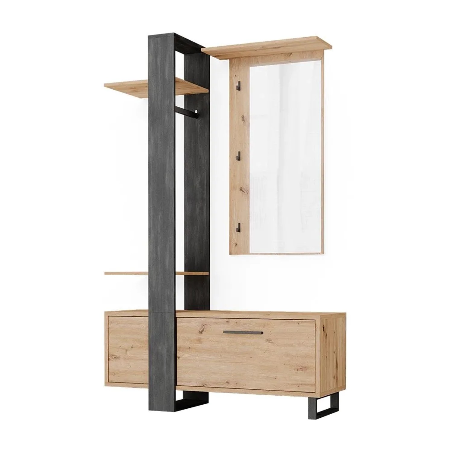 Vicco Garderobe Porto Braun 120 x 192 Art Nr 38169