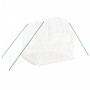 Weißes furnicato Gewächshaus mit Stahlrahmen, 4 m², 2x2x2 m. Ideal für den Schutz von Pflanzen.