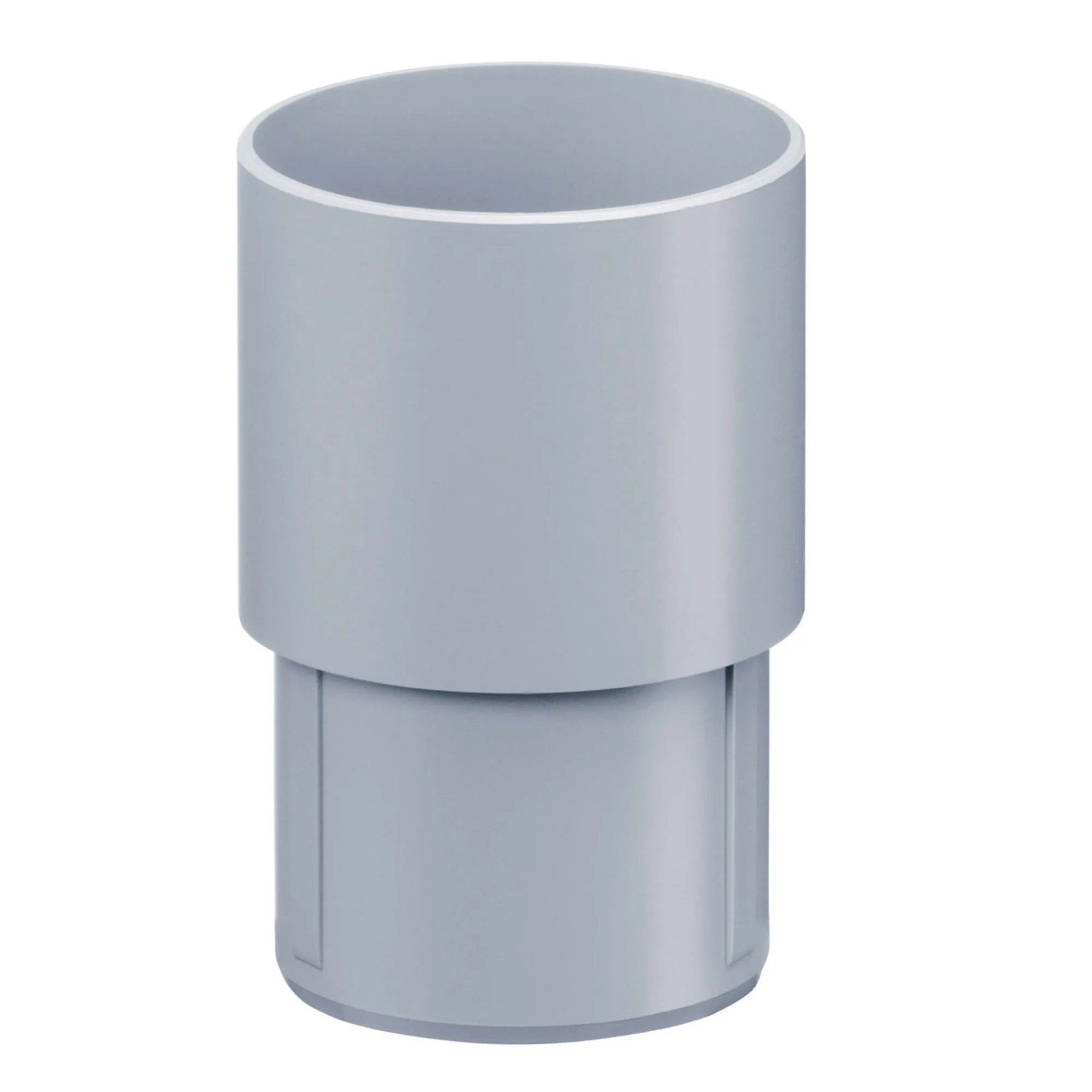 Inefa Fallrohrverbinder PVC DN 75 Grau Verbindungselement Fallrohr