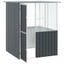 vidaXL Vogelkäfig Anthrazit 154 x 154 x 200 cm Verzinkter Stahl 3325168_3