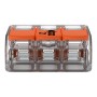 Wago Hebelklemme 221-413, 3-polig, für Leiter von 0,2-4 mm², 10er-Pack