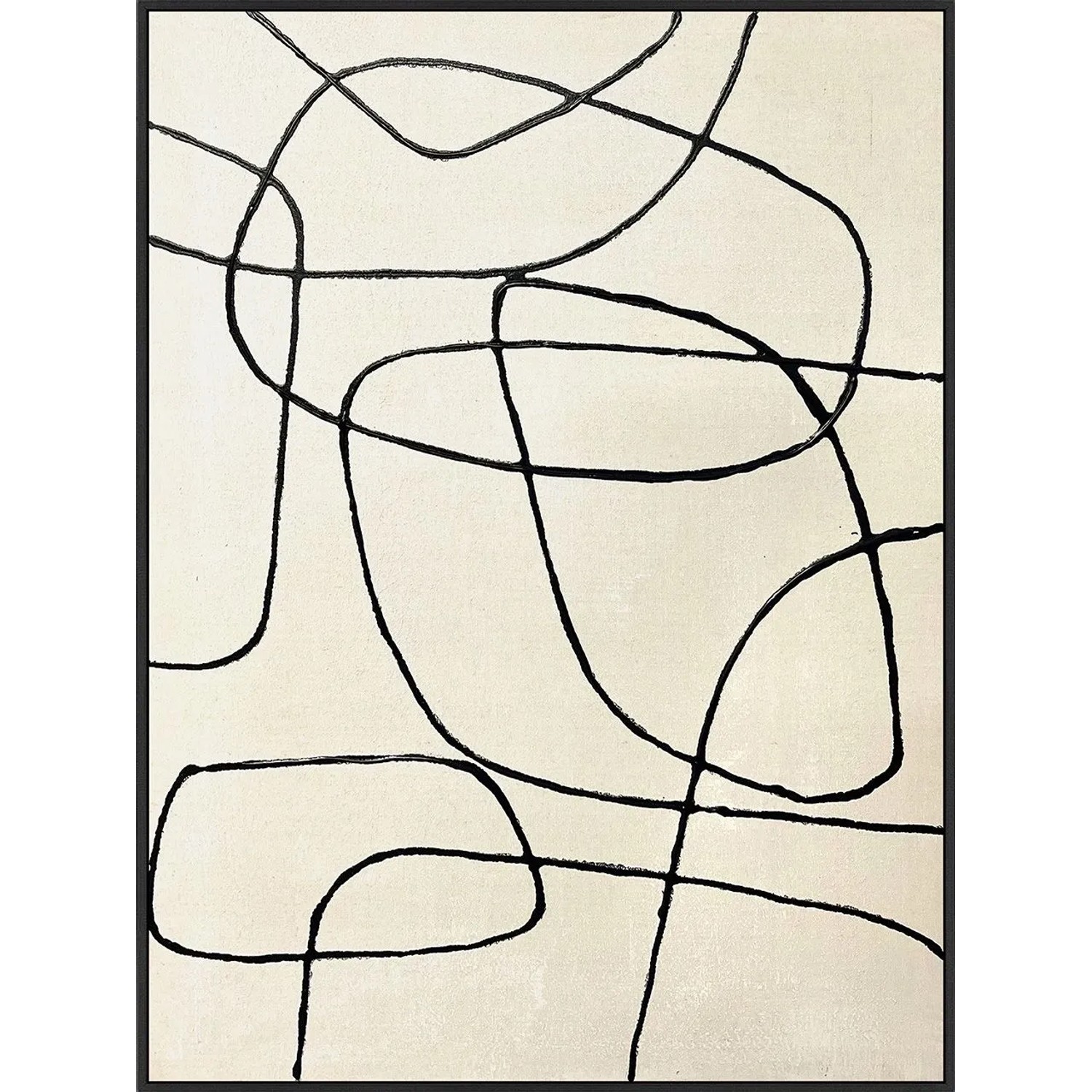 Art Universe Leinwandbild Line Art 60 x 80 cm