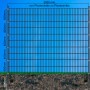 Moosgrüner Doppelstabmattenzaun 6/5/6 mm, 250x203 cm, für Gartenzäune.
