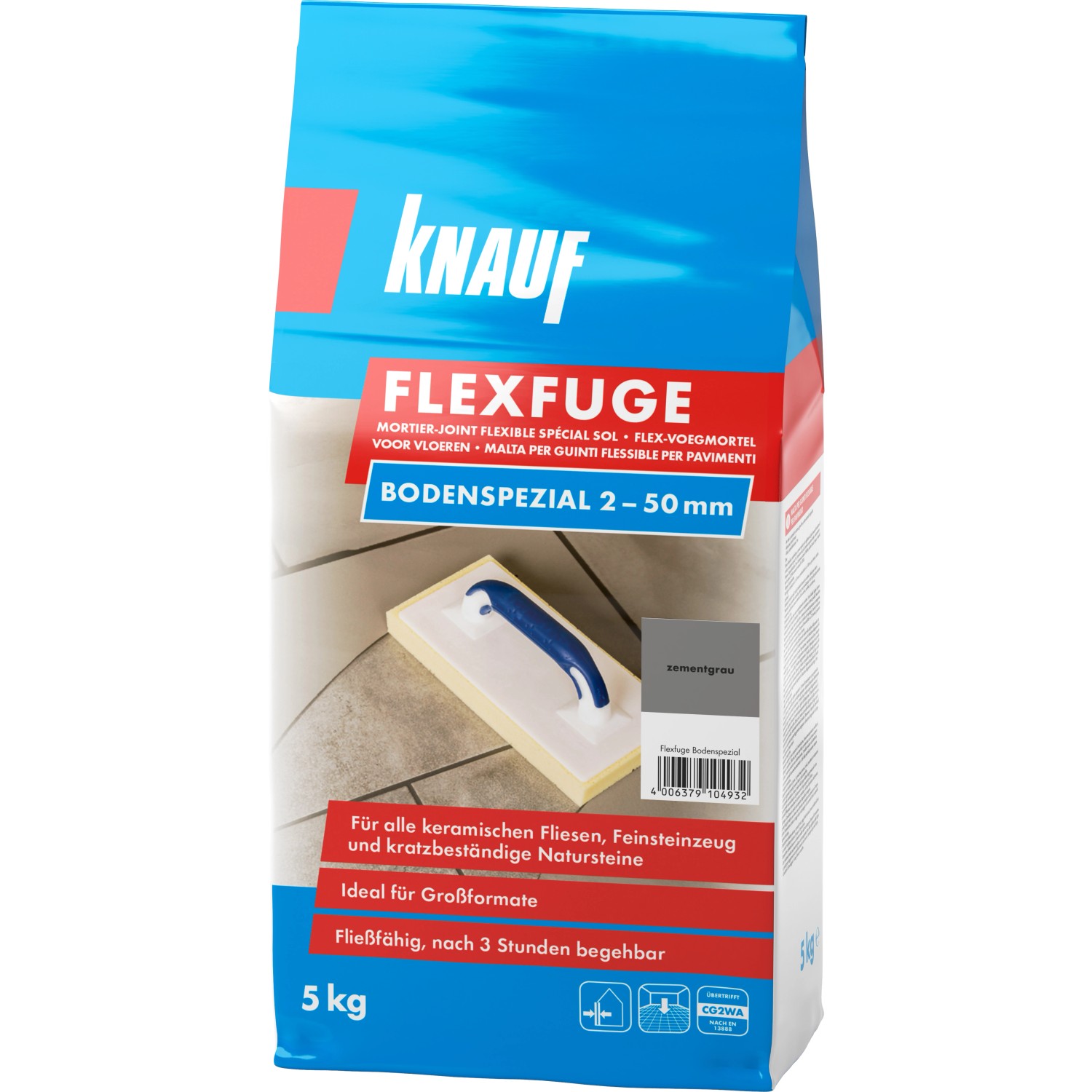 Knauf Flexfuge Bodenspezial Zementgrau 5 kg kaufen bei OBI