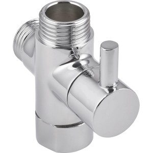 baliv Umsteller für Steigrohr, verchromt, G 1/2 Zoll, für Dusche.