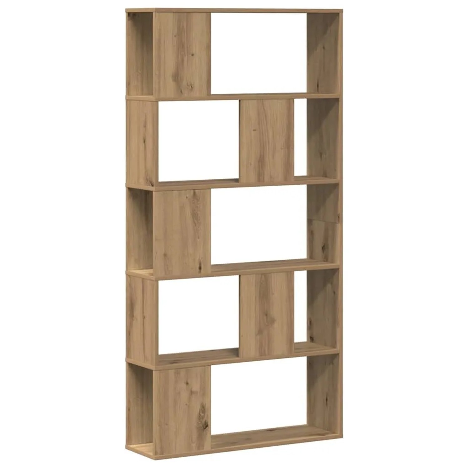 vidaXL Bücherregal 5 Böden Artisan-Eiche 80,5x23,5x162,5 Holzwerkstoff 852779