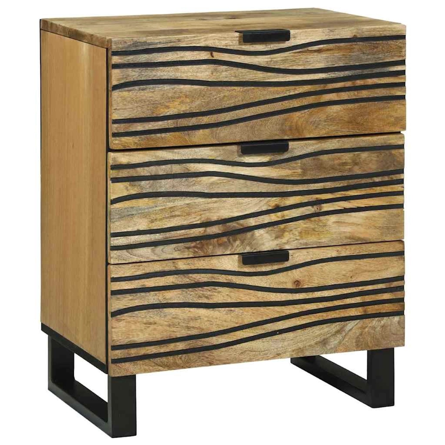 vidaXL Nachttisch Braun 50 x 33 x 60 cm Massives Mangoholz 4017945 günstig online kaufen