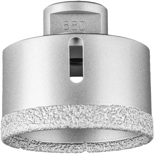 Pferd Diamant-Bohrkrone DCD FL PSF 68 mm, M14 Gewinde für Winkelschleifer, ideal für Fliesen.