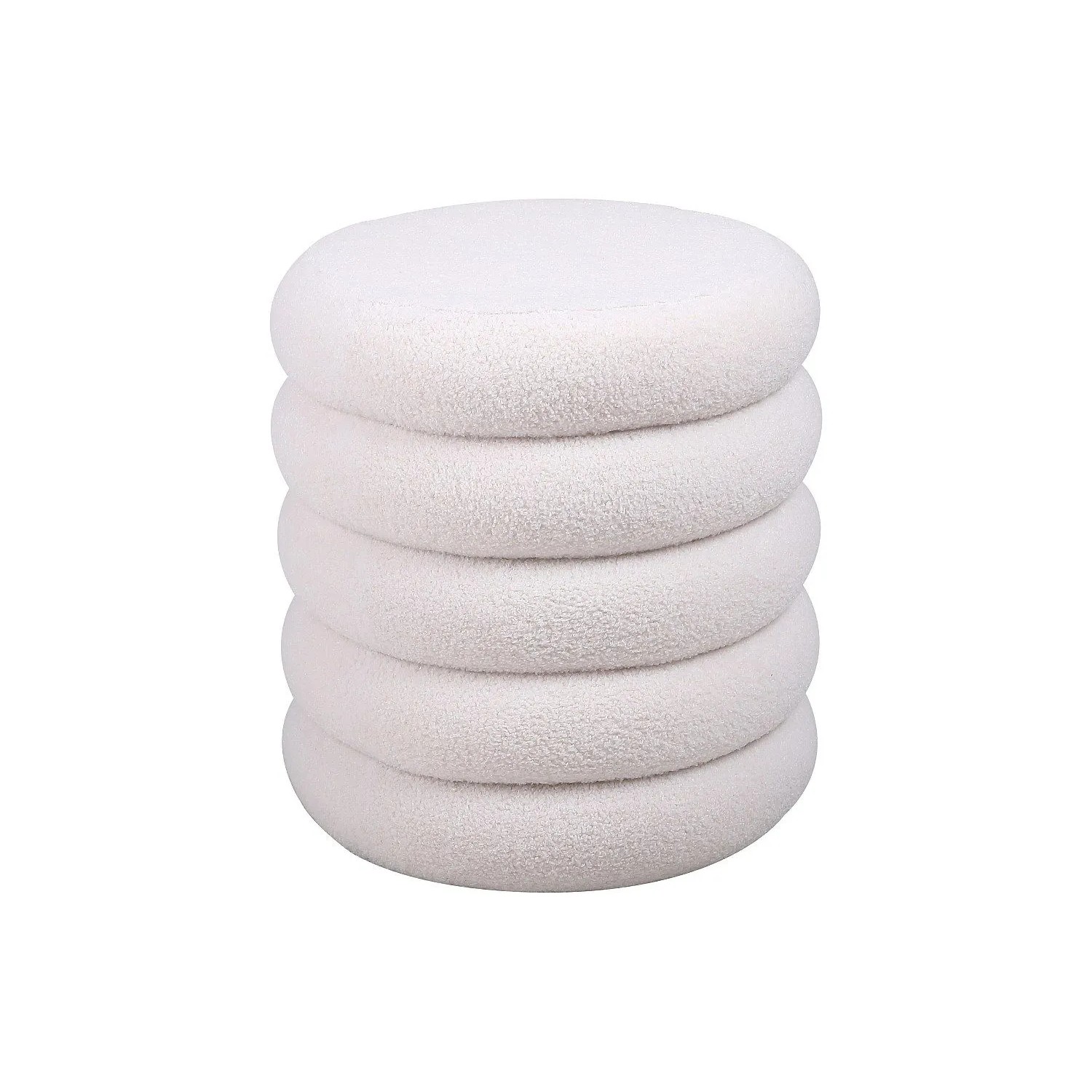 Vente-unique Sitzhocker Ecambi Weiß 40 cm